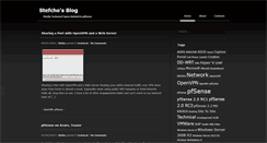 Desktop Screenshot of blog.stefcho.eu